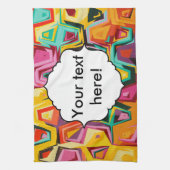 カラフルの穴の質 キッチンタオル (縦)