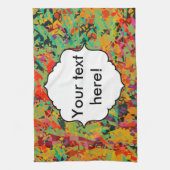 カラフルの穴の質 キッチンタオル (縦)