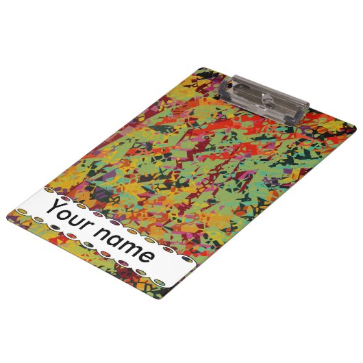 カラフルの穴の質 クリップボード (アングル)