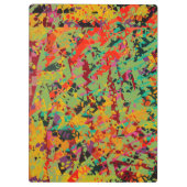 カラフルの穴の質 クリップボード (裏面)