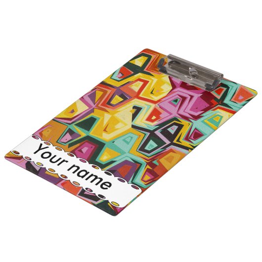 カラフルの穴の質 クリップボード (アングル)