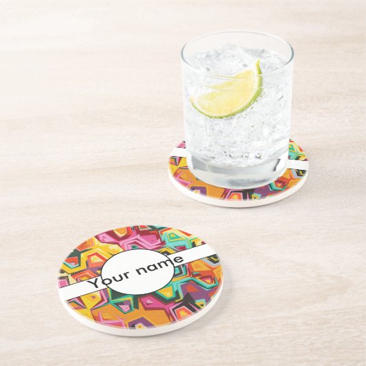 カラフルの穴の質 コースター (側面)