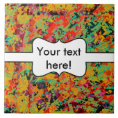 カラフルの穴の質 タイル (正面)