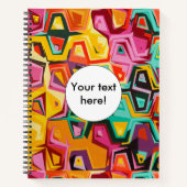 カラフルの穴の質 ノートブック (正面)