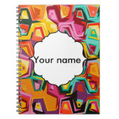 カラフルの穴の質 ノートブック (正面)