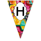 カラフルの穴の質 バンティングフラッグ (第2の旗)