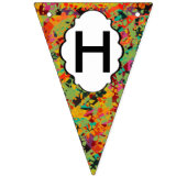 カラフルの穴の質 バンティングフラッグ (第2の旗)