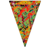 カラフルの穴の質 バンティングフラッグ (第1の旗)