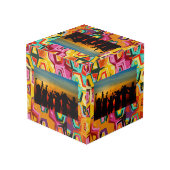 カラフルの穴の質 フォトキューブ (裏面アングル)