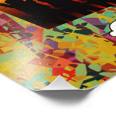 カラフルの穴の質 フォトプリント            (角)