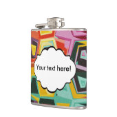 カラフルの穴の質 フラスク (左)