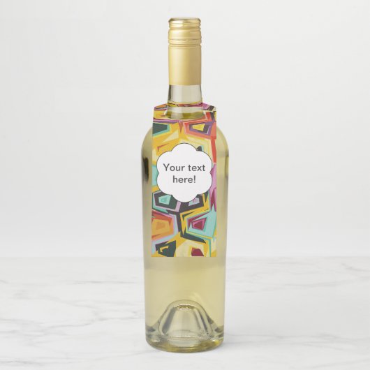 カラフルの穴の質 ボトルネックタグ (ボトル)