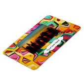 カラフルの穴の質 マグネット (左側)