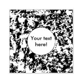 カラフルの穴の質 ラバースタンプ (インプリント)