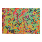 カラフルの穴の質 枕カバー (裏面)