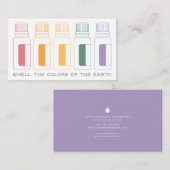 カラフルの精油のボトル 名刺 (正面/裏面)