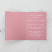 カラフルの結婚フローラドレスブライダルシャワーカード カード (内部)