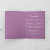 カラフルの結婚フローラバラドレス カード (内部)