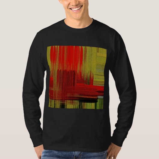 カラフルの絵画Tシャツ Tシャツ (正面)