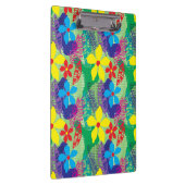 カラフルの花の背景 クリップボード (右)