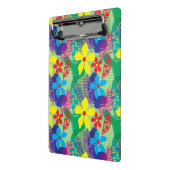 カラフルの花の背景 ミニクリップボード (アングル2)