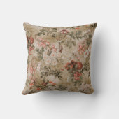 カラフルの花の背景。水色イラストレティ クッション (裏面)