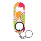 カラフルの違うなゼリーキャンデー キーホルダー栓抜き (裏面)