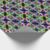 カラフルの重なり合う円 ラッピングペーパー (角)