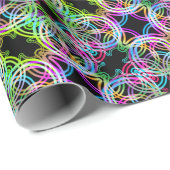 カラフルの重なり合う円 ラッピングペーパー (ロールコーナー)