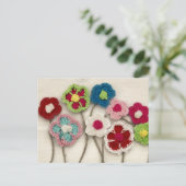 カラフルの頬花 ポストカード (スタンド正面)