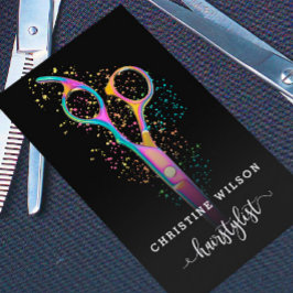 カラフルの髪結い鋏 名刺