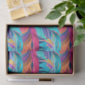 カラフルはっきりしたの羽 薄葉紙 (ギフト)