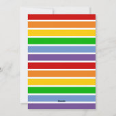 カラフルはっきりしたタイポグラフィBe Joyful Christmas photo シーズンカード (裏面)