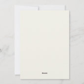 カラフルはっきりしたレトロ抽象芸術 シーズンカード (裏面)