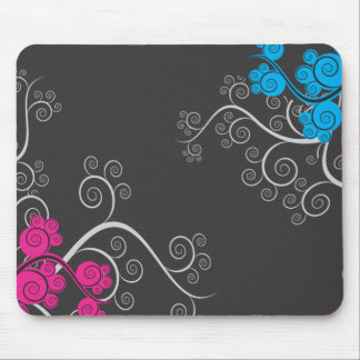 カラフルはつる植物を抽出します マウスパッド