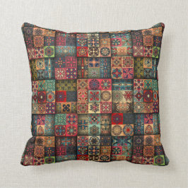 カラフルはタイルパターンデザインを抽出します クッション