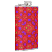 カラフルはパターンを冷却します フラスク (右)