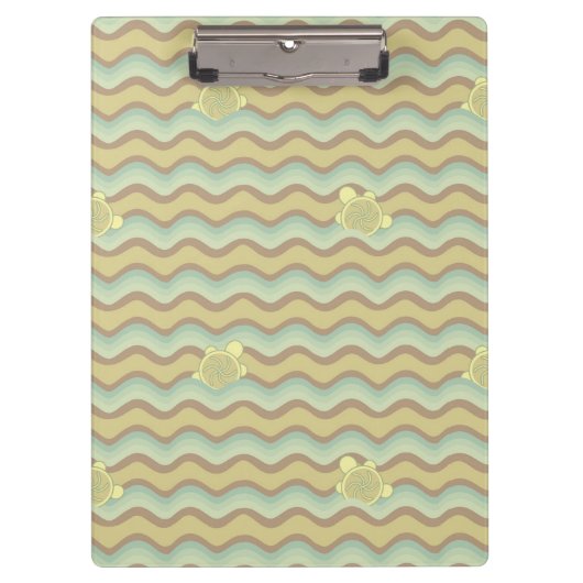 カラフルはパターン、波を抽出します クリップボード (正面)