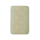 カラフルはパターン、波を抽出します バスマット (正面縦)