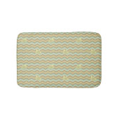 カラフルはパターン、波を抽出します バスマット (正面)