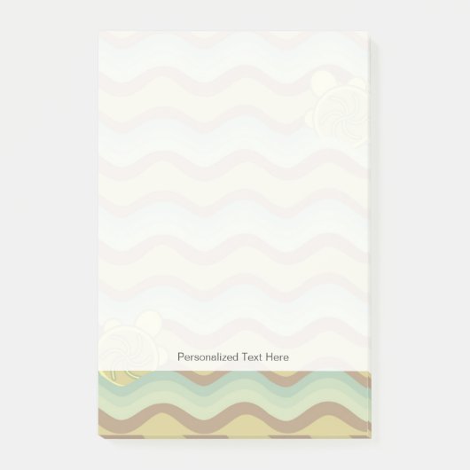 カラフルはパターン、波を抽出します ポストイット (正面)