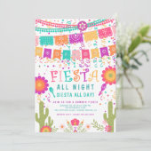 カラフルはフェスタの夏のパーティの招待状 招待状 (スタンド正面)