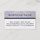 カラフルはモザイクカスタムのモノグラムを抽出します 名刺 (裏面)