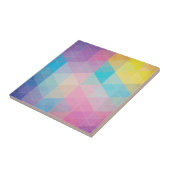 カラフルは三角形の背景を抽出します タイル (側面)