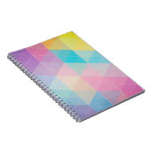 カラフルは三角形の背景を抽出します ノートブック (右側)