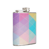 カラフルは三角形の背景を抽出します フラスク (右)