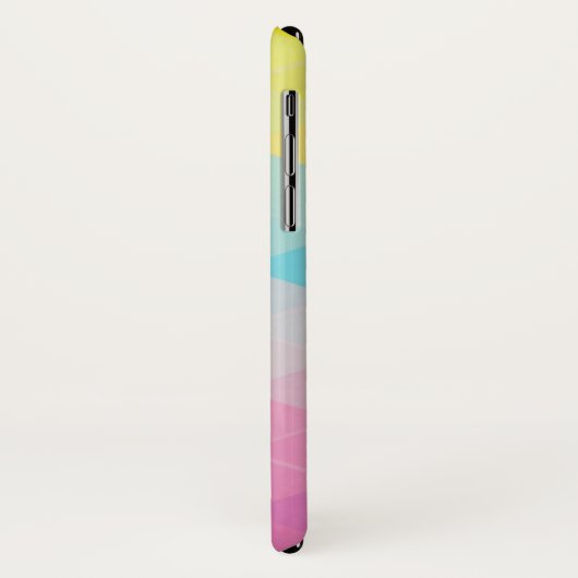 カラフルは三角形の背景を抽出します Case-Mate iPhoneケース (裏面/左)