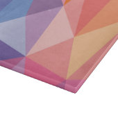 カラフルは三角形パターンを抽出します カッティングボード (角)