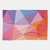 カラフルは三角形パターンを抽出します キッチンタオル (横)