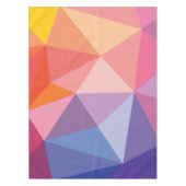 カラフルは三角形パターンを抽出します テーブルクロス (正面)